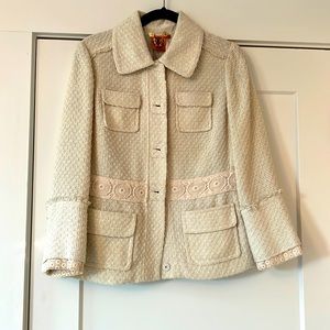 Tory Burch Off White Blazer